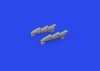 Eduard SIN648151 Hawker Hurricane Mk.IIc with Fishtail Exhausts - Big Sin Set (for Arma Hobby Kits) 1/48